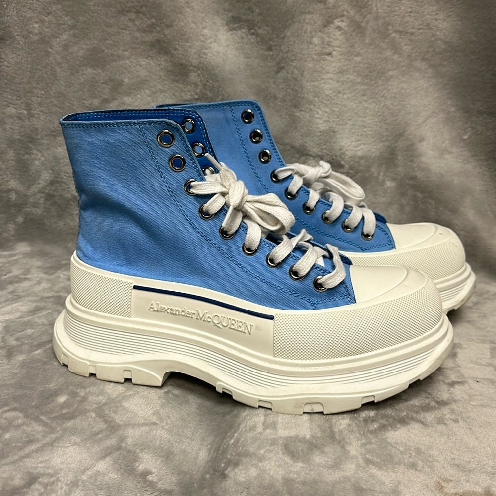 ALEXANDER MCQUEEN Tread Sneaker Boots Size 40